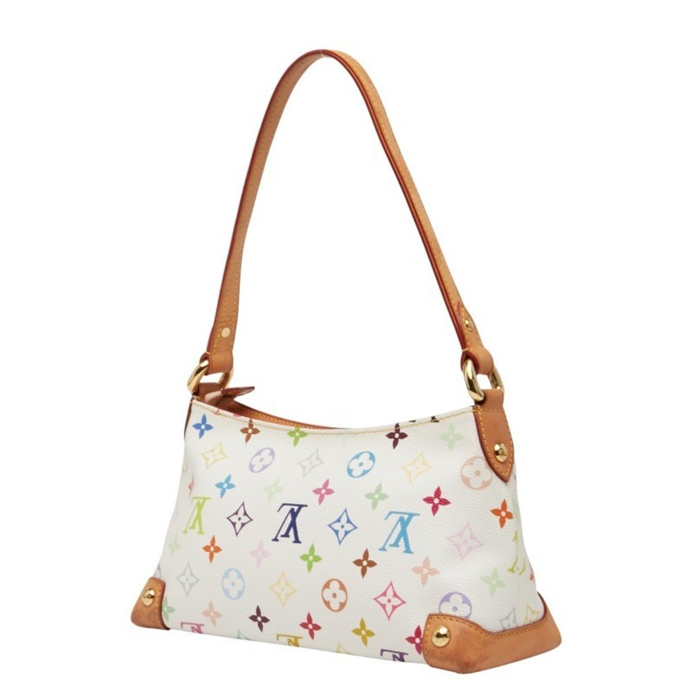 Louis Vuitton Monogram Multicolore Eliza Shoulder Bag M40098 in Bron White Le... - Picture 2 of 12